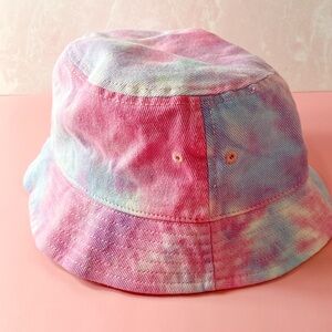 Pastel Bucket Hat for Beach or Pool Day. Summer Accessories